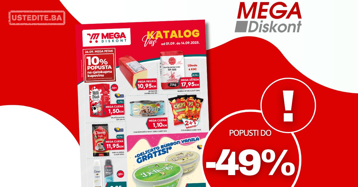 Mega Diskont katalog 1-14.9.2025.