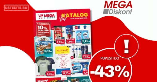 Mega Diskont katalog 4-16.8.2025.