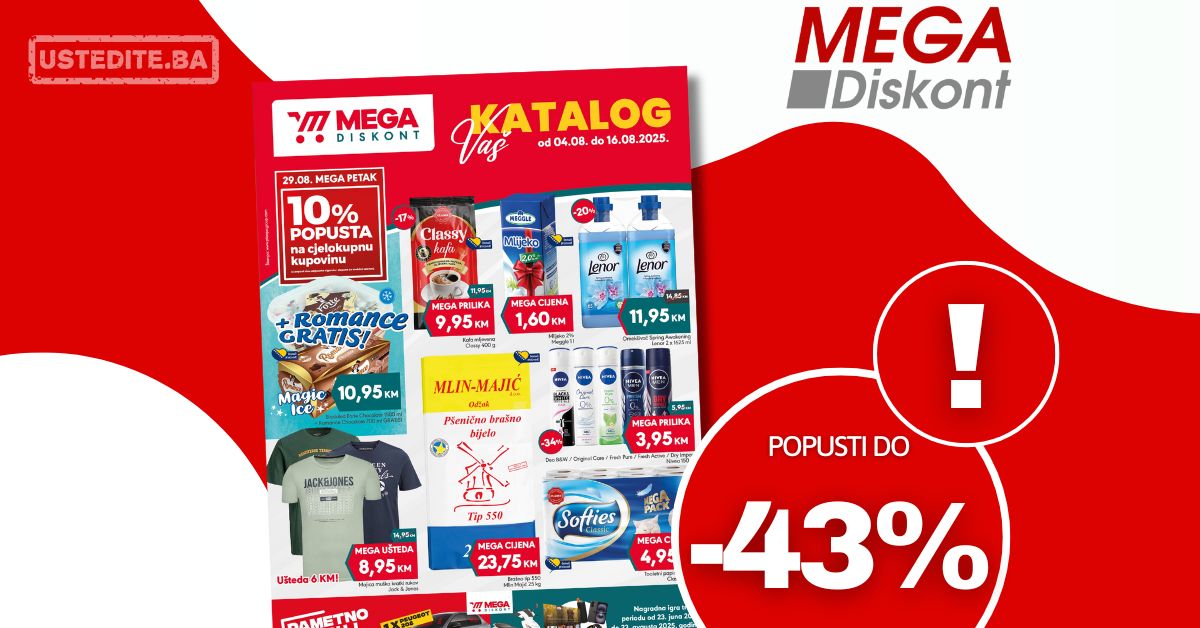 Mega Diskont katalog 4-16.8.2025.