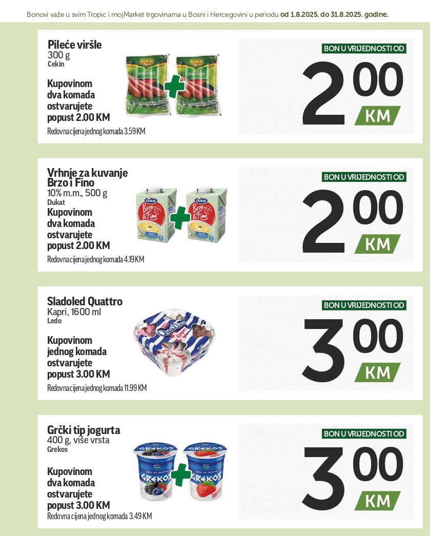 Tropic katalog SUPER BONBONJERA 1-31.8.2025.