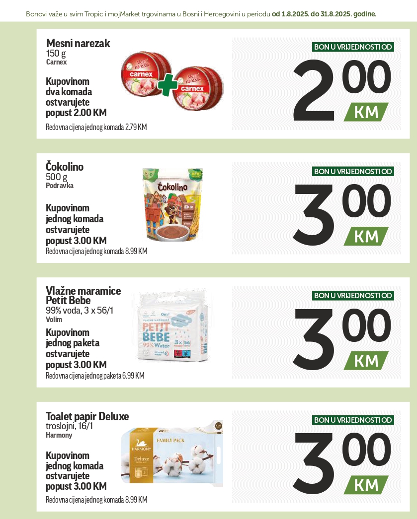 Tropic katalog SUPER BONBONJERA 1-31.8.2025.