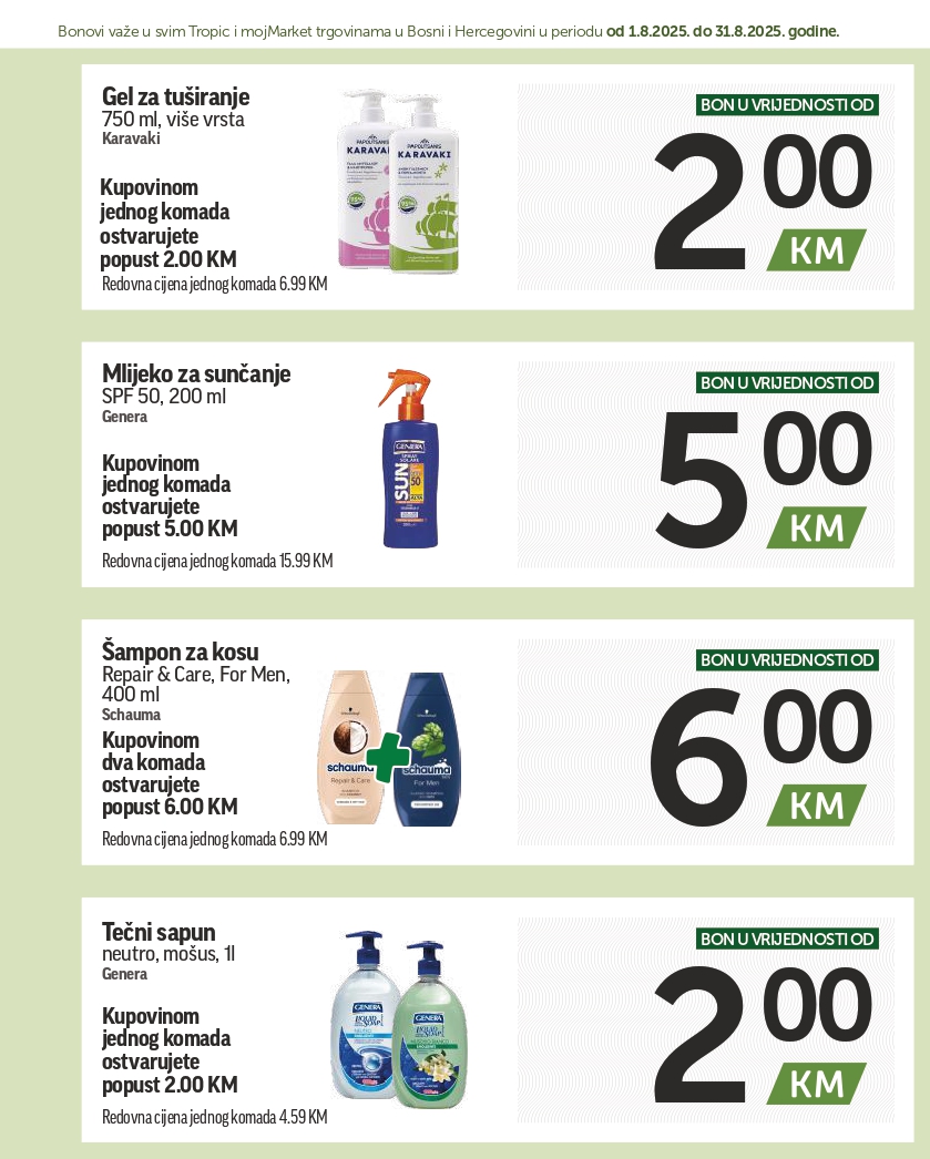 Tropic katalog SUPER BONBONJERA 1-31.8.2025.