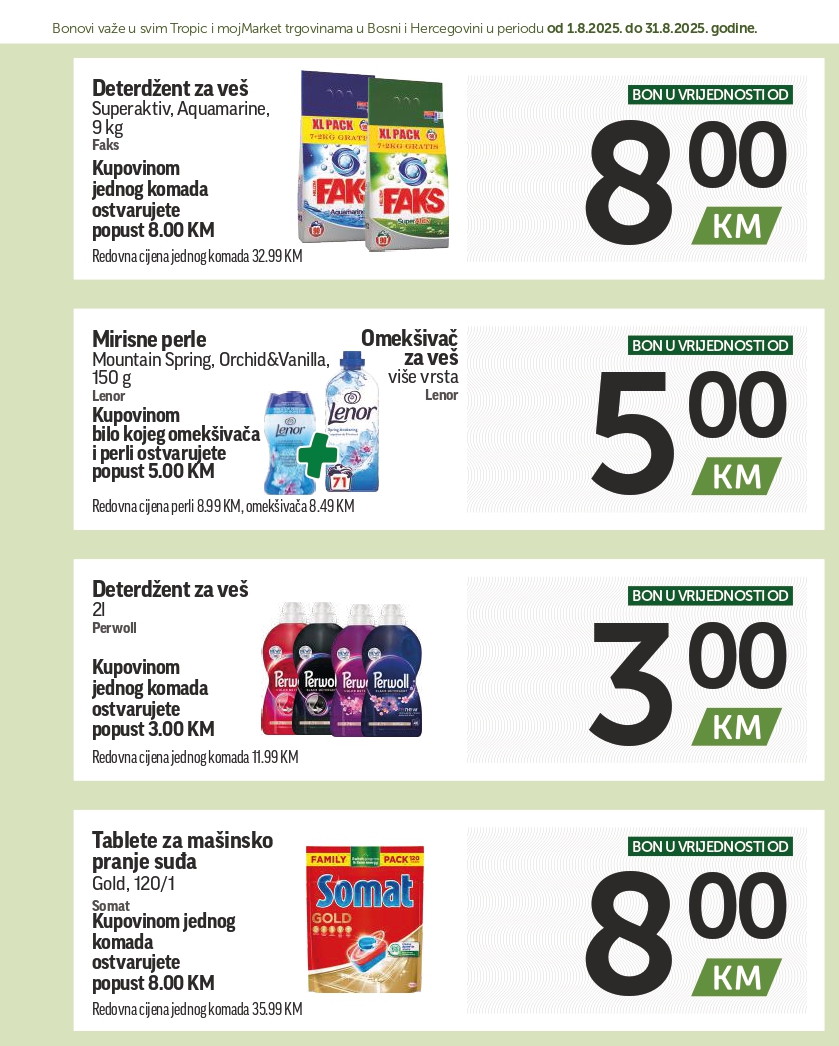 Tropic katalog SUPER BONBONJERA 1-31.8.2025.