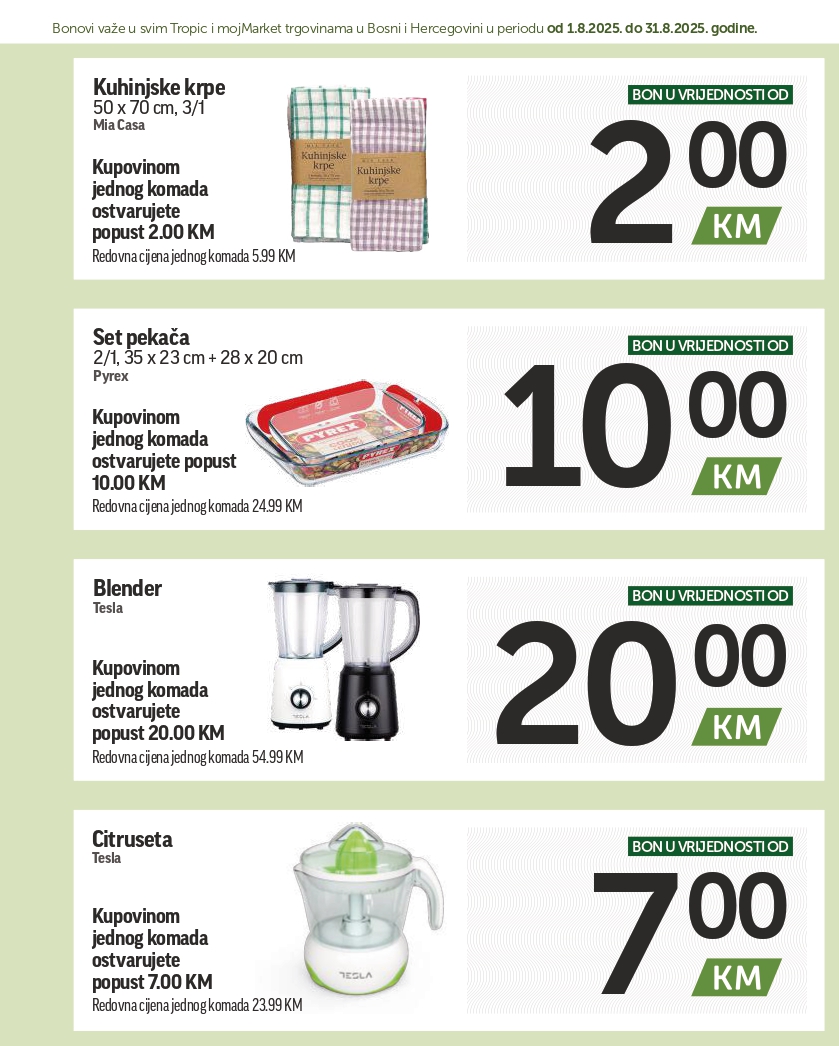 Tropic katalog SUPER BONBONJERA 1-31.8.2025.