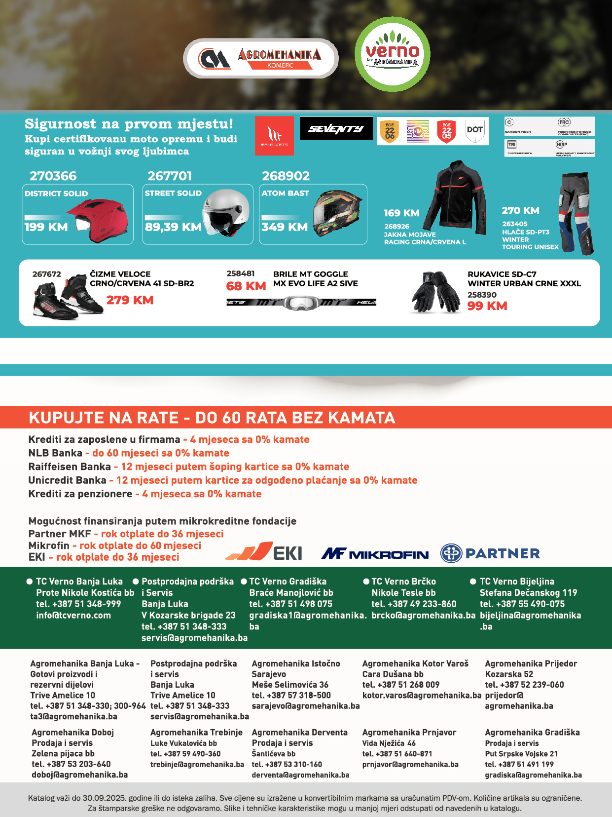 Verno by Agromehanika katalog septembar 2025.