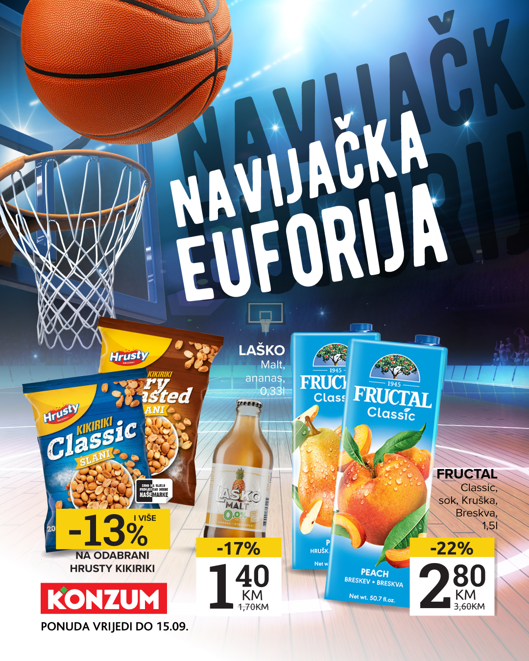 Konzum akcija EUROBASKET 2-15.9.2025.