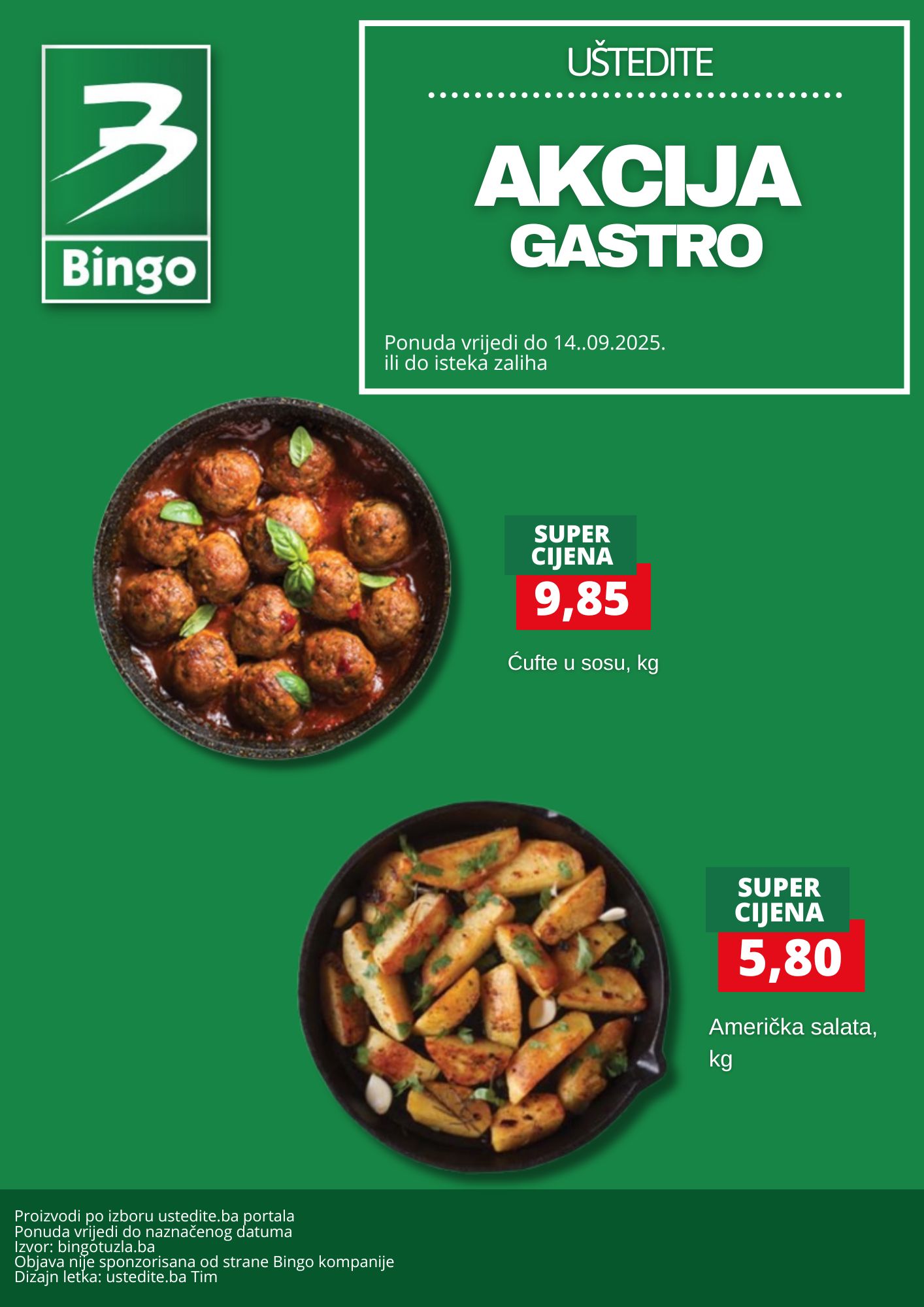 Bingo akcija GASTRO AKCIJA