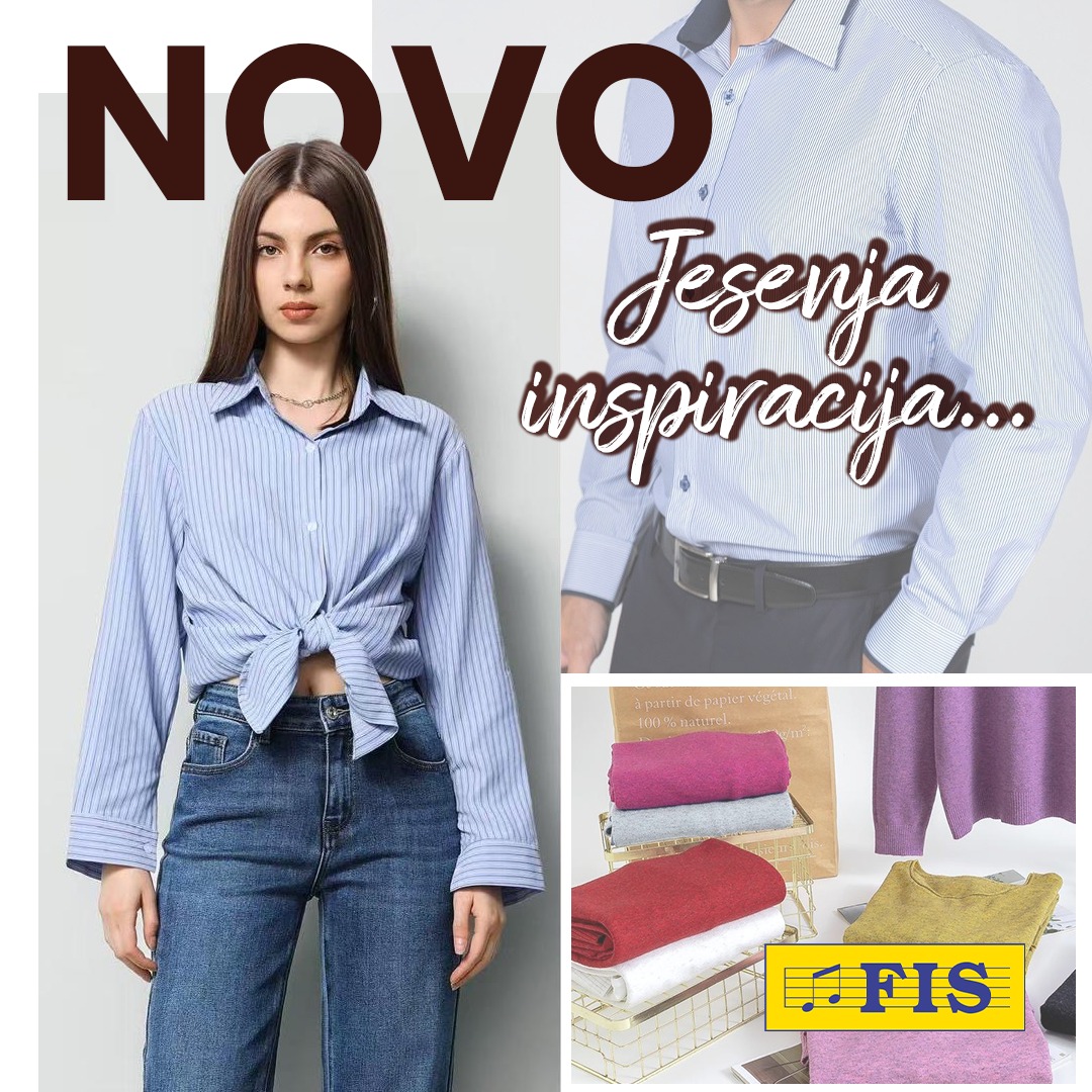 Fis odjeća NOVO U PONUDI – septembar 2025.
