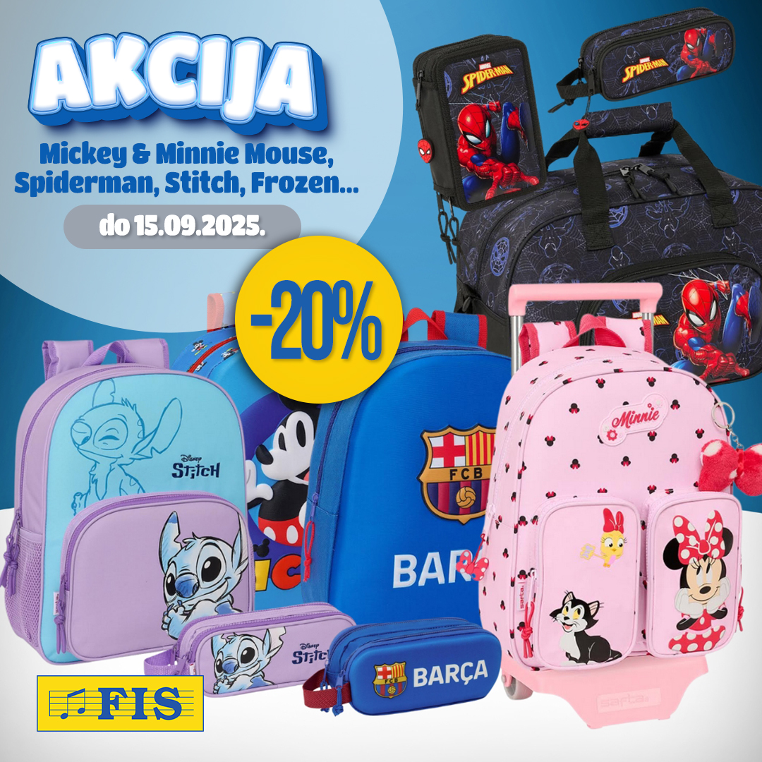 Fis akcija – sniženje do 15.9.2025.