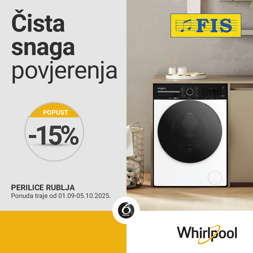 Fis akcija INDESIT I WHIRLPOOL 1.9-5.10.2025.