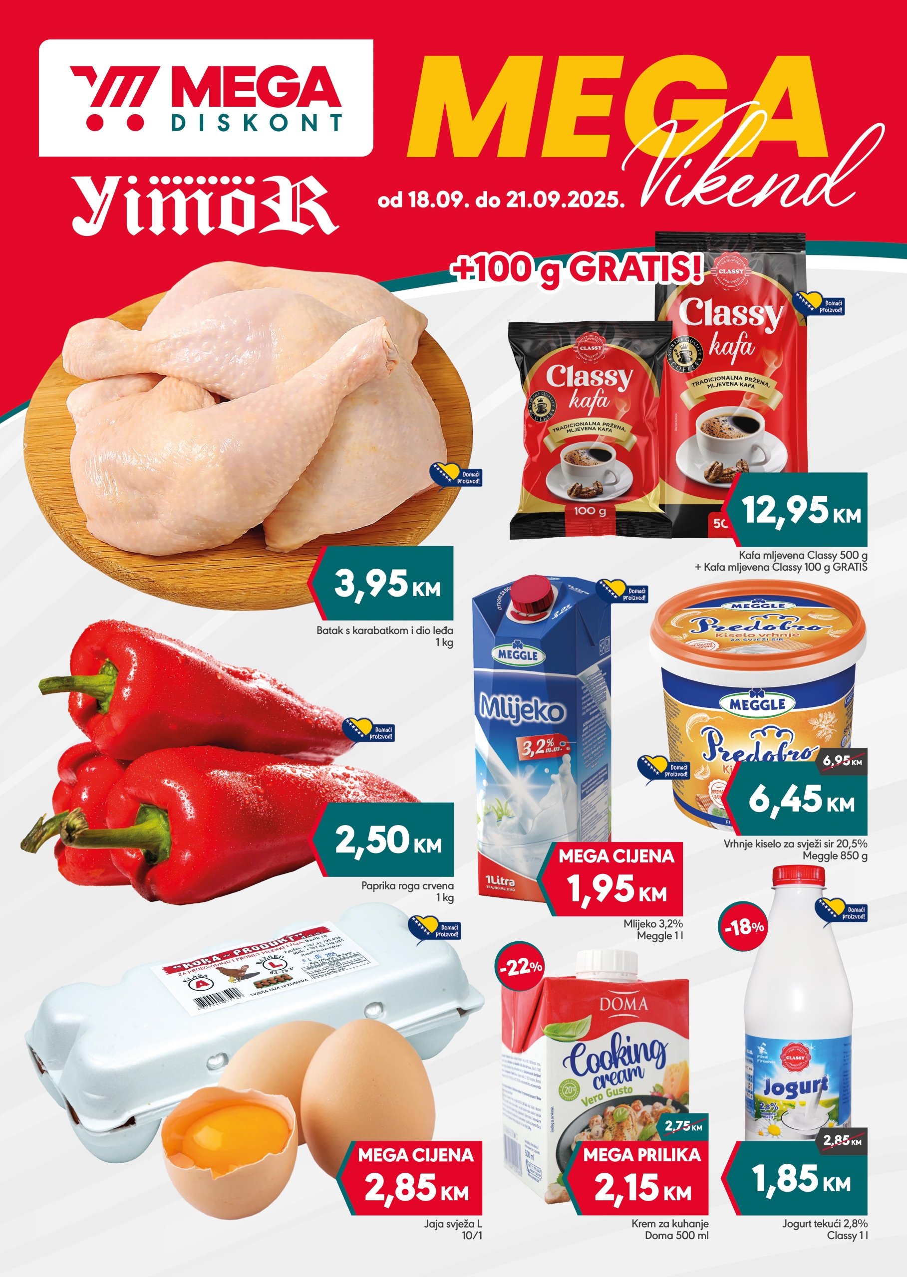Mega Diskont vikend akcija 18-21.9.2025.