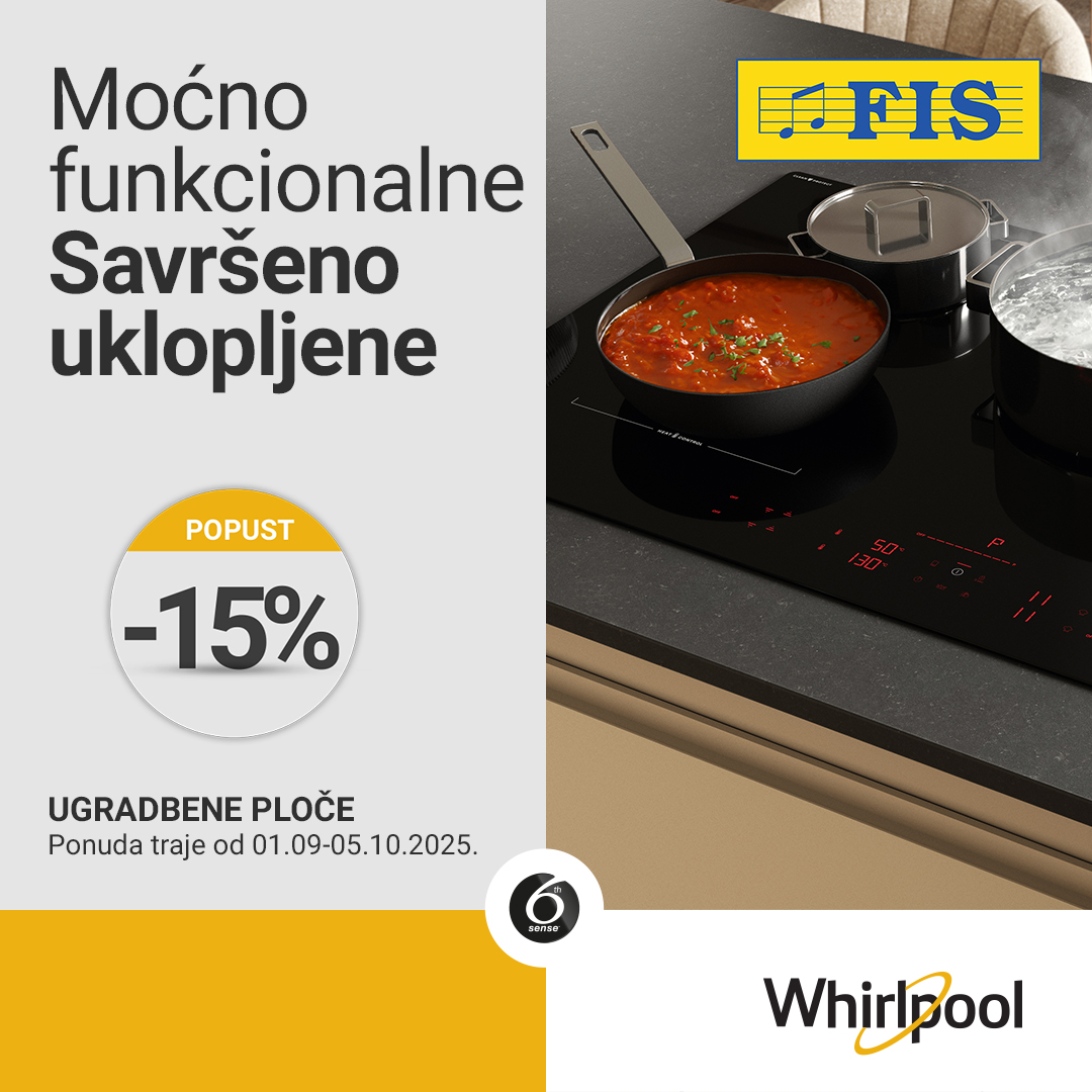 Fis akcija INDESIT I WHIRLPOOL 1.9-5.10.2025.