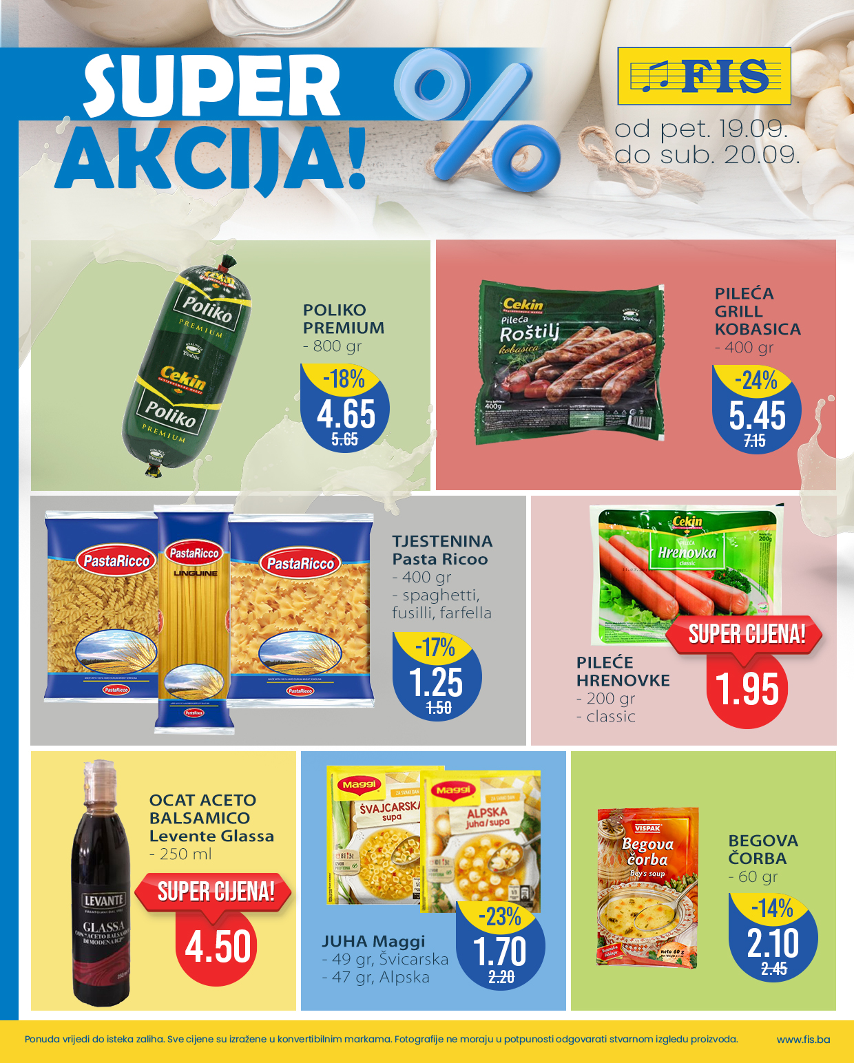 Fis vikend akcija 19-20.9.2025.
