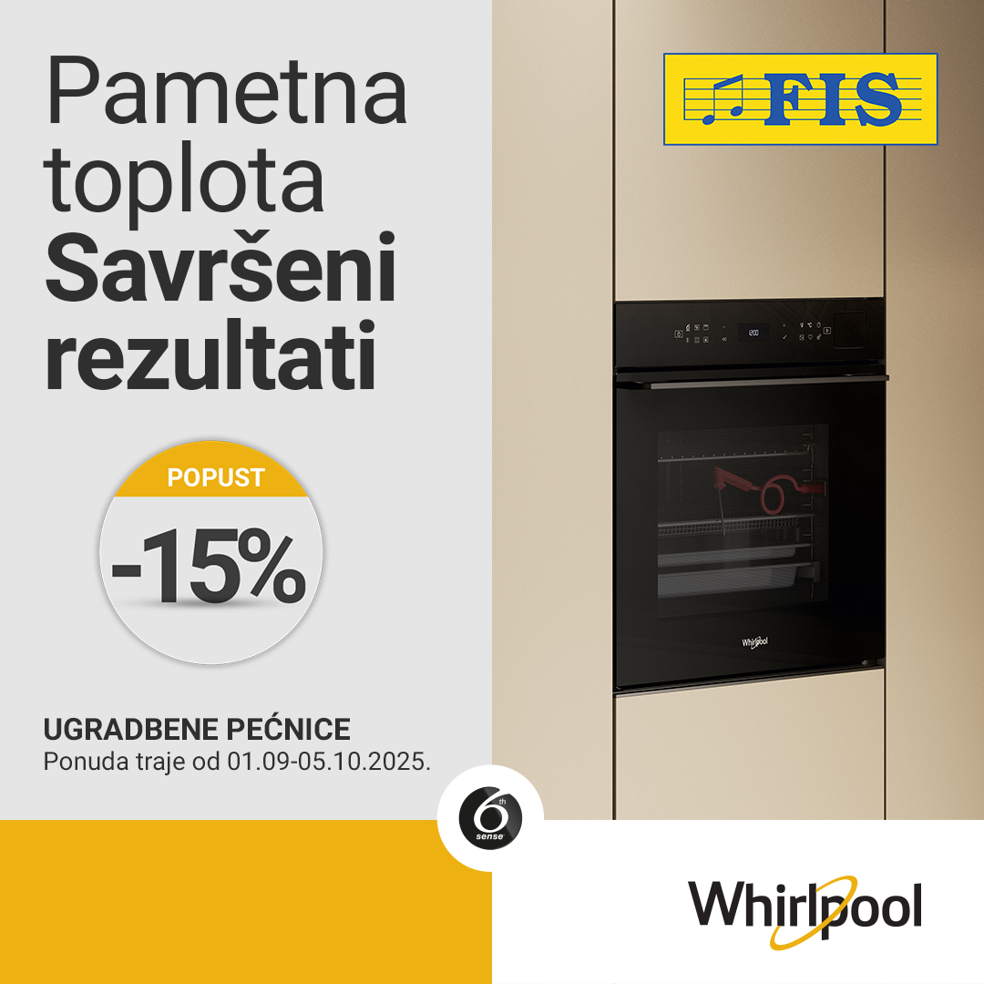 Fis akcija INDESIT I WHIRLPOOL 1.9-5.10.2025.