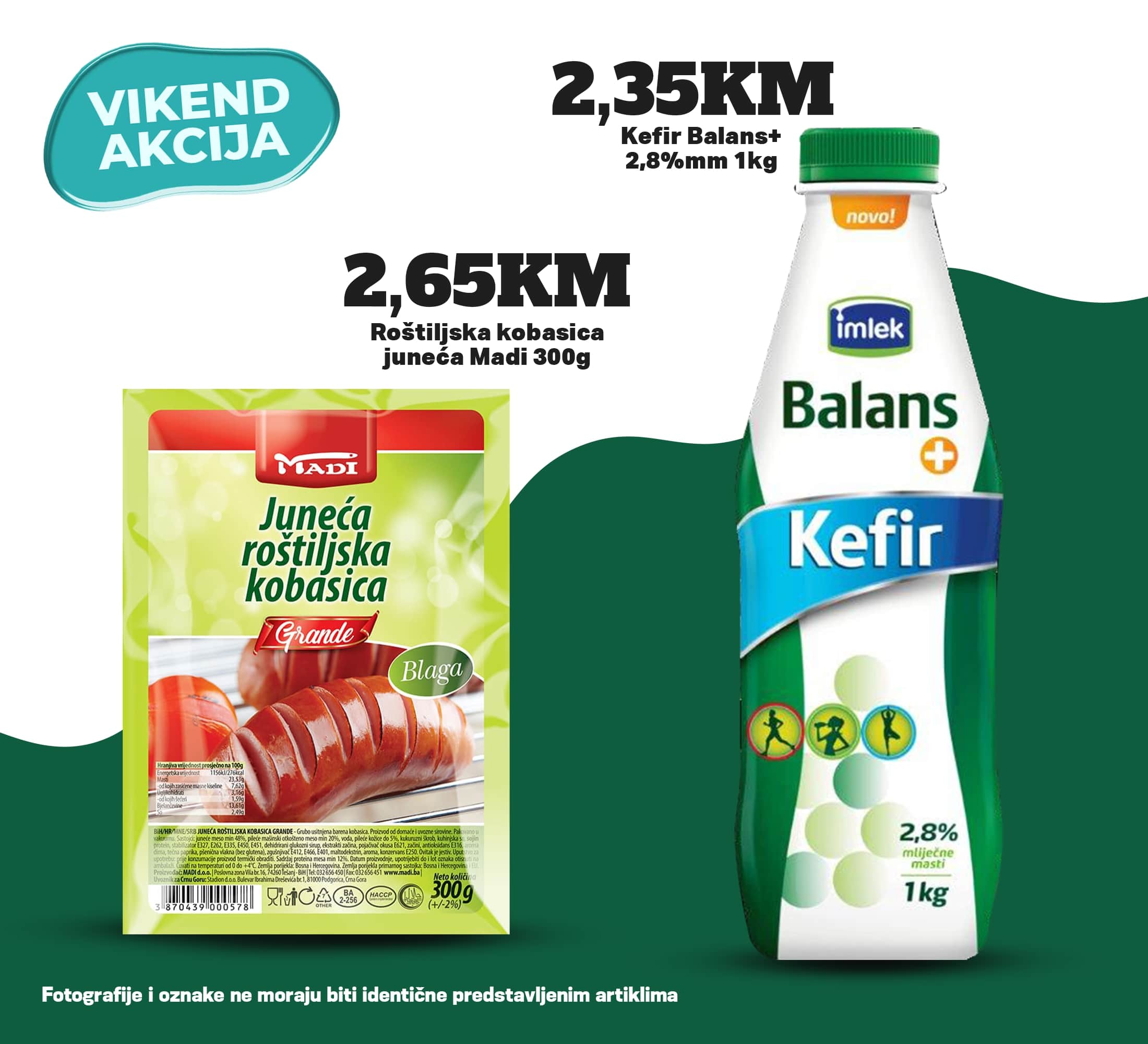 Kort vikend akcija 19-21.9.2025.