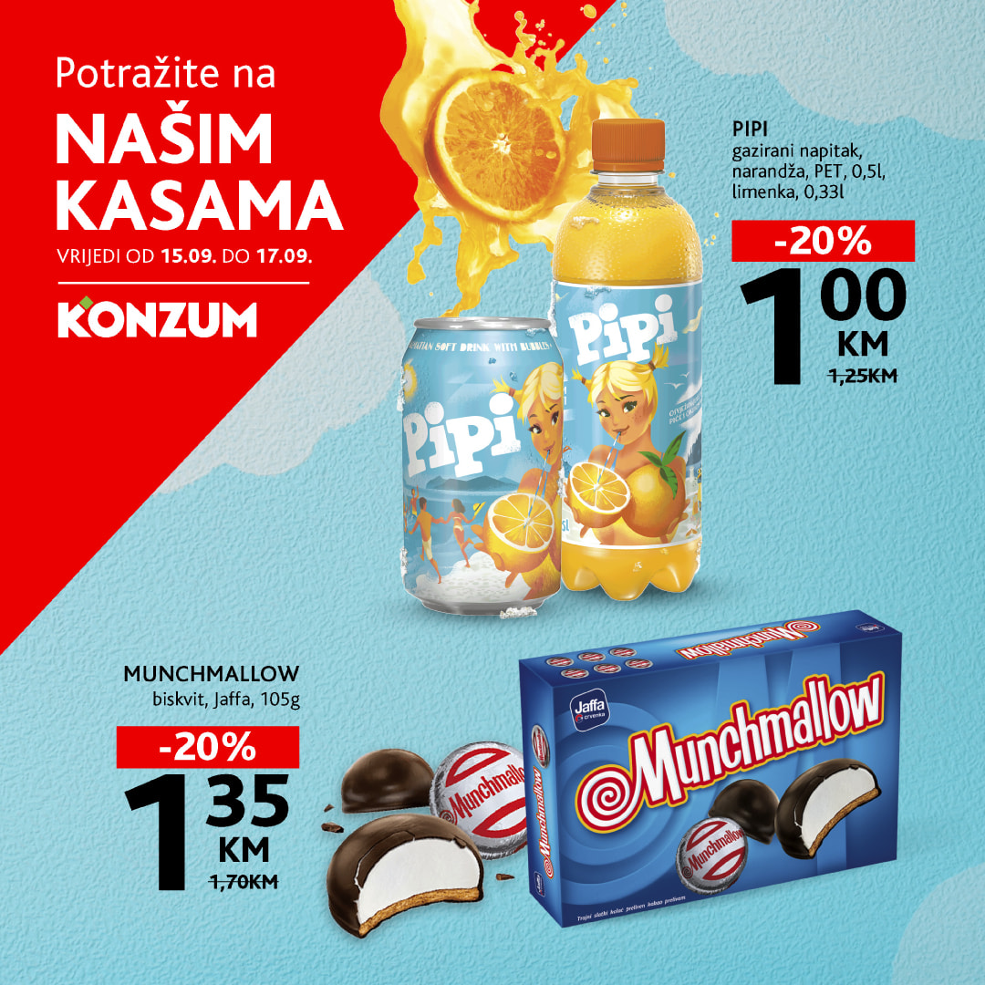 Konzum AKCIJA NA KASAMA