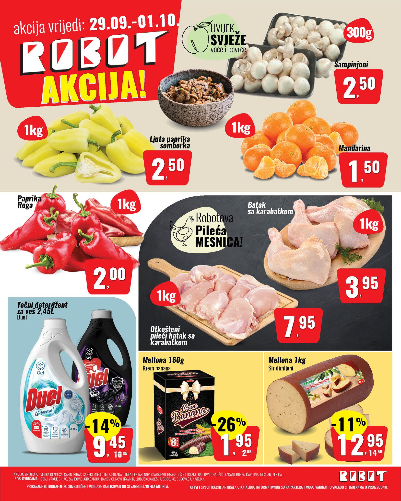 Robot akcija za početak sedmice