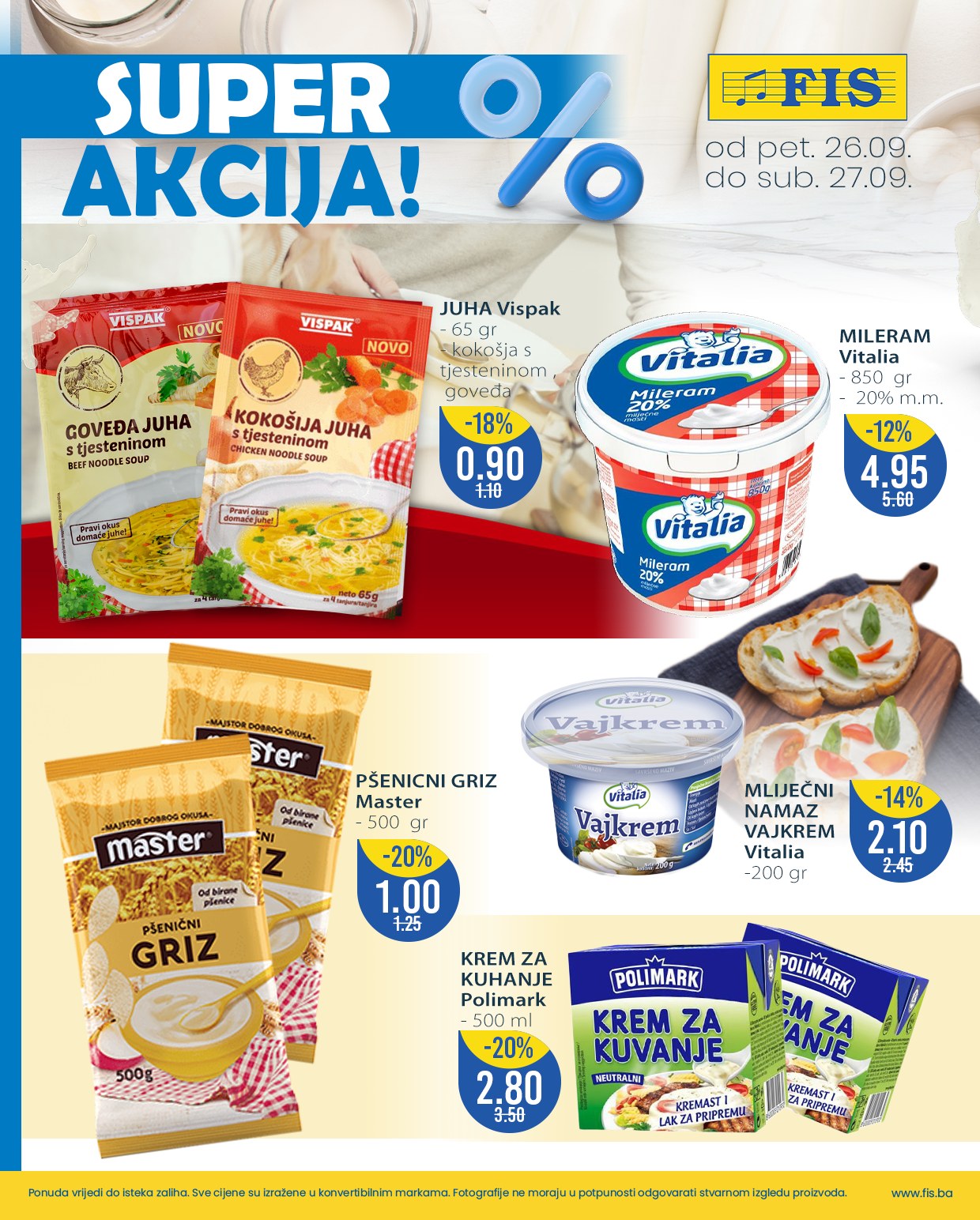 Fis vikend akcija 26-27.9.2025.