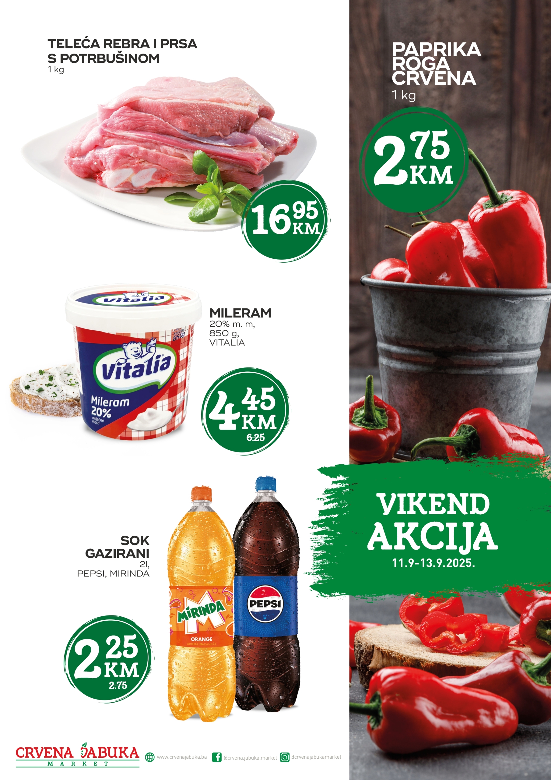 Crvena jabuka vikend akcija 11-13.9.2025.
