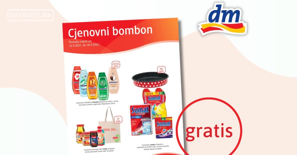 dm CJENOVNI BOMBON – akcija do 30.9.2025.
