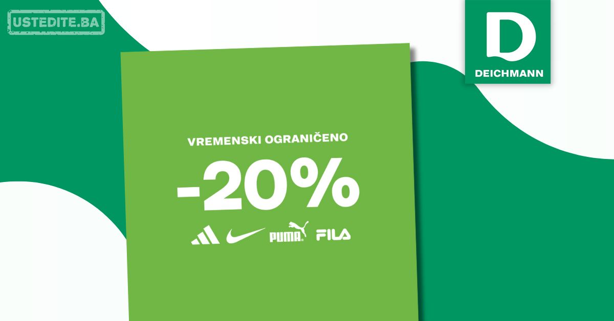 Deichmann SNIŽENJE 4-8.9.2025.