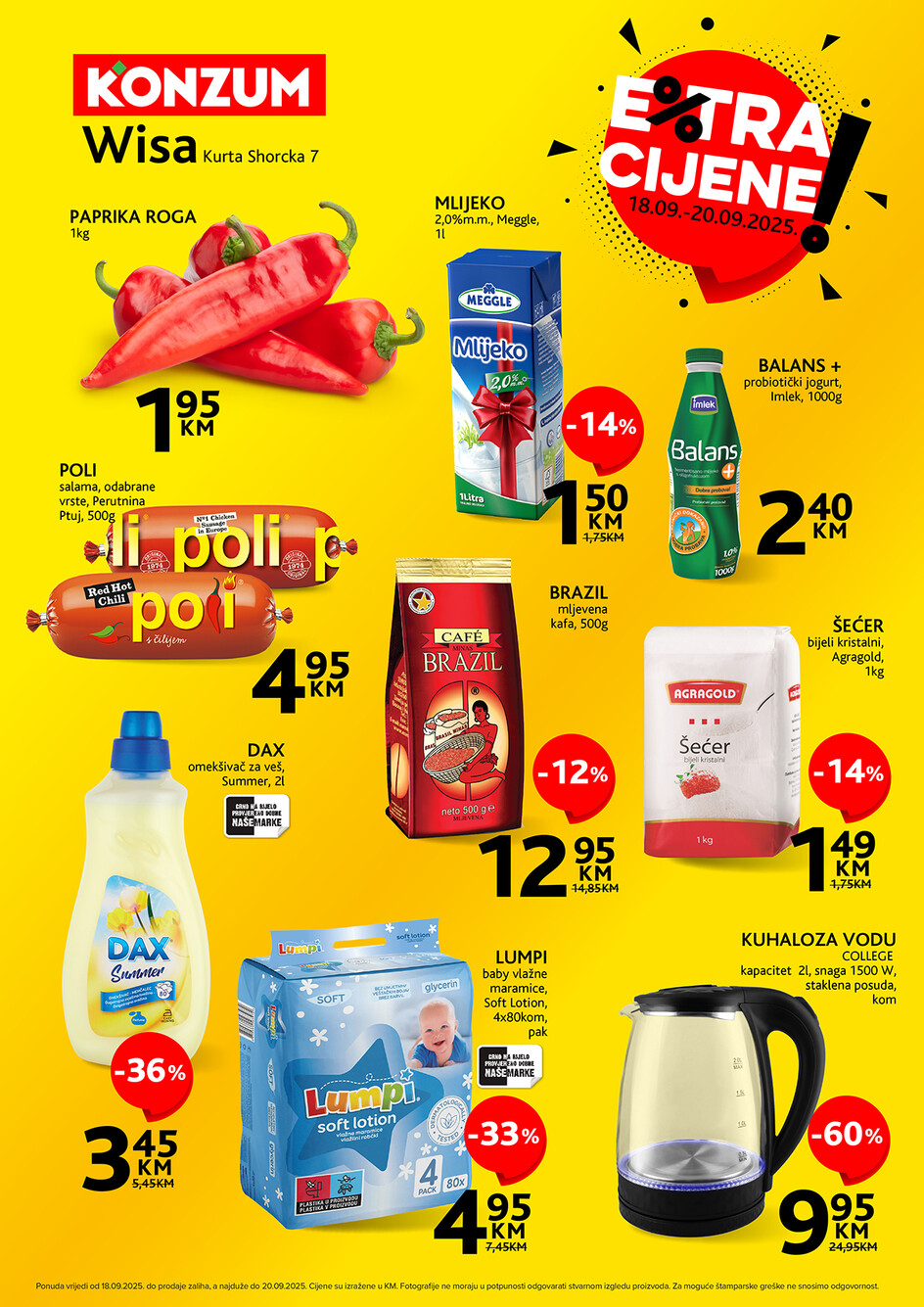 Konzum WISA 18-20.9.2025.