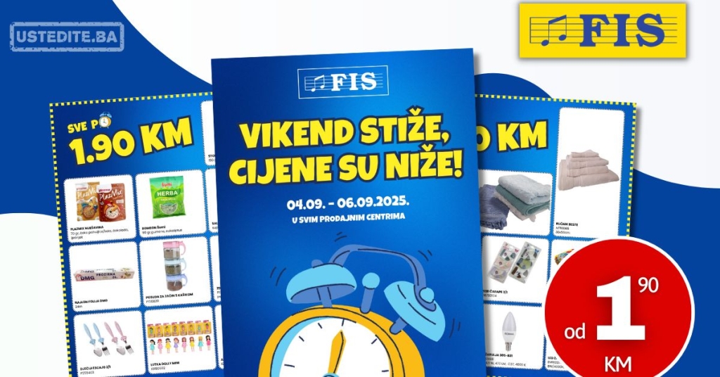 Fis vikend akcija 4-6.9.2025.