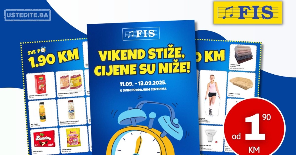 Fis akcija VEĆ OD 1,90 KM