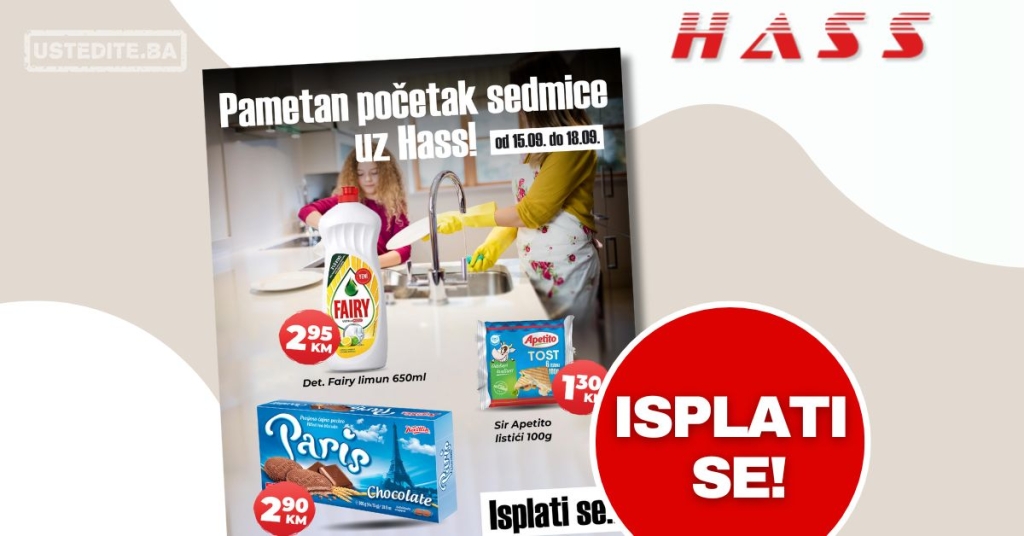Has komerc SUPER AKCIJA ZA POČETAK SEDMICE