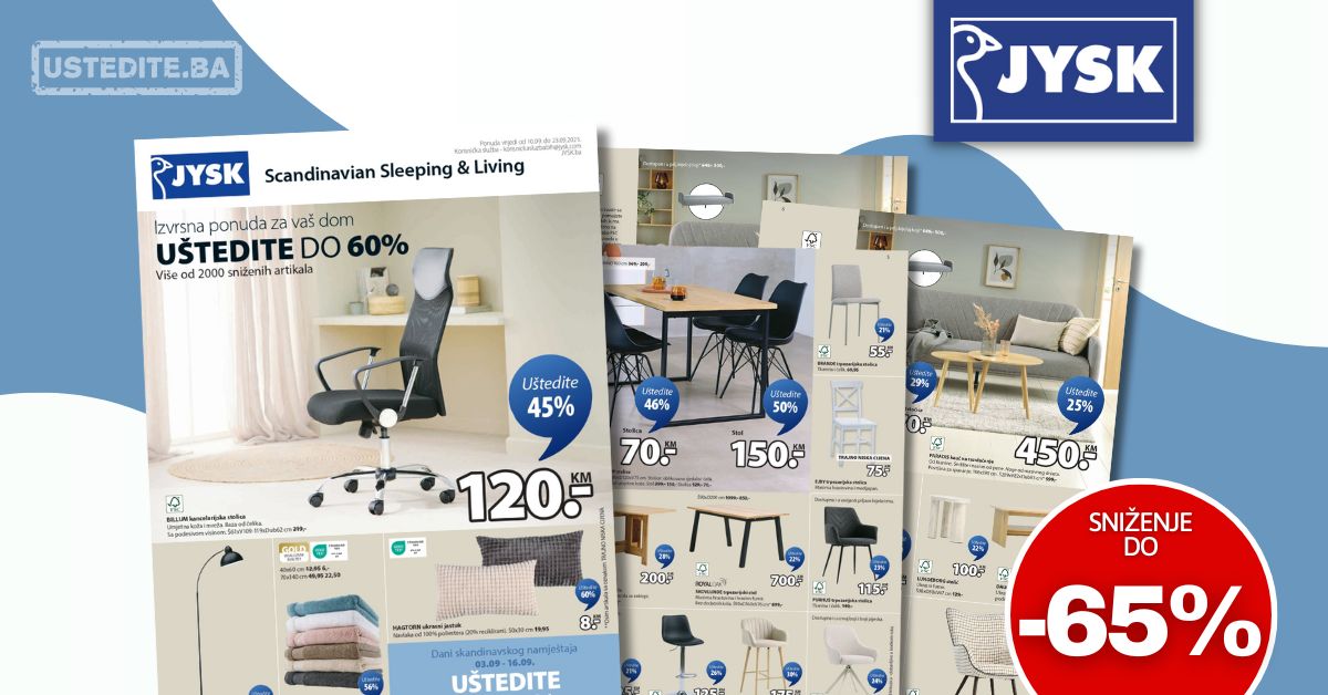 Jysk katalog 10-23.9.2025.