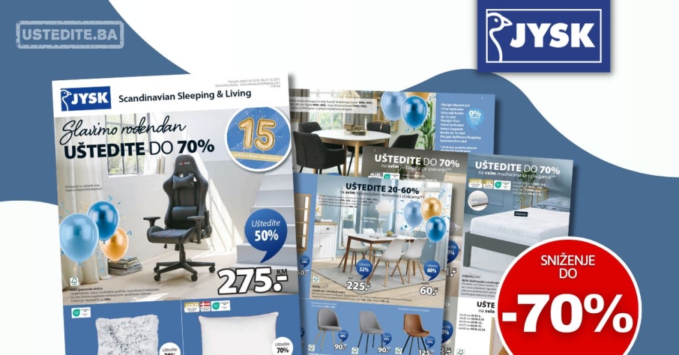 Jysk katalog 24.9-7.10.2025.