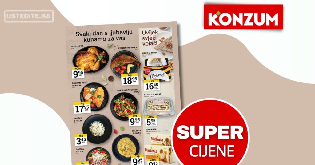 Konzum GASTRO PONUDA – sniženje do 29.9.2025.