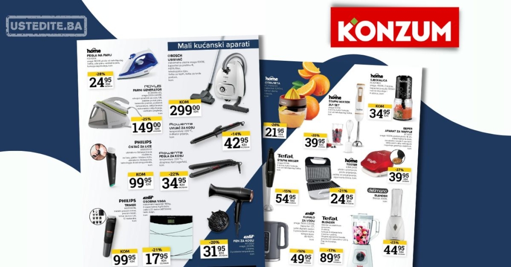Konzum katalog MALI KUĆANSKI APARATI 2-15.9.2025.