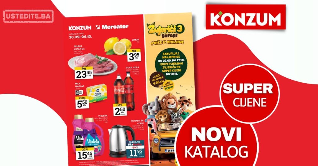 Konzum katalog 30.9-6.10.2025.