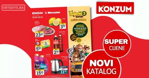 Konzum katalog 30.9-6.10.2025.