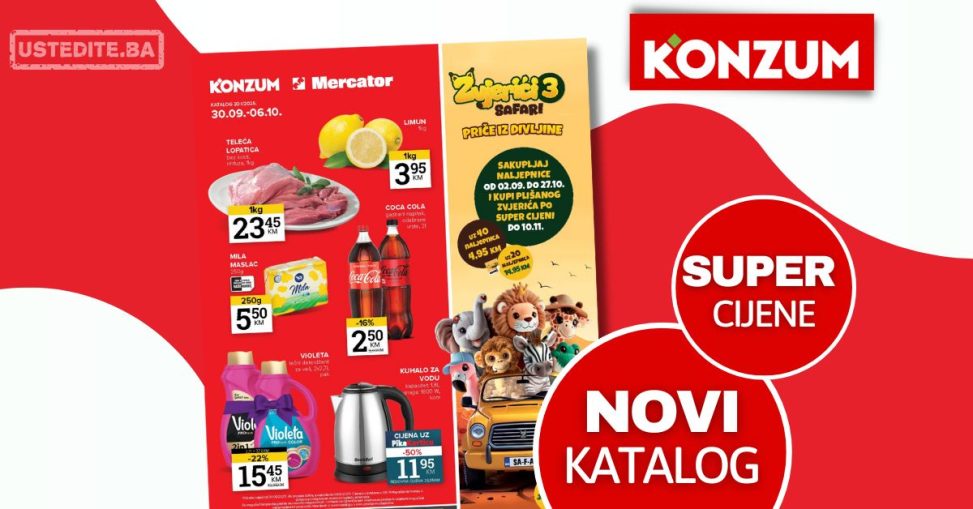 Konzum katalog 30.9-6.10.2025.