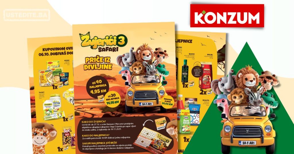 Konzum ZVJERIĆI 30.9-6.10.2025.