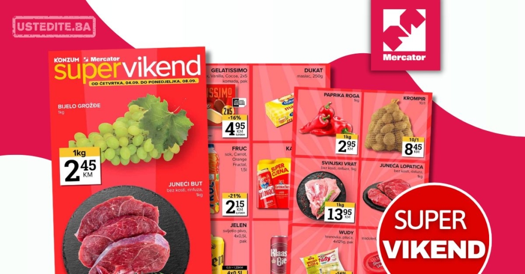 Mercator vikend akcija 4-8.9.2025.