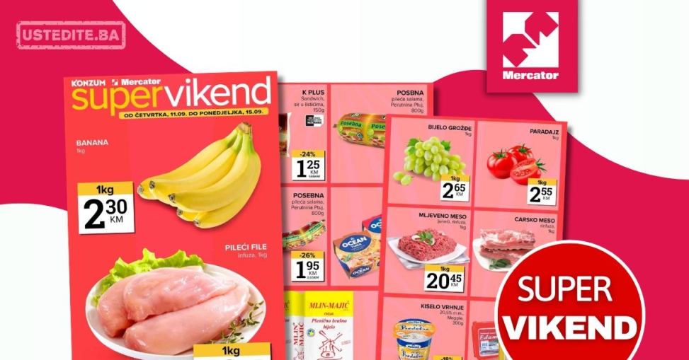 Mercator vikend akcija 11-15.9.2025.