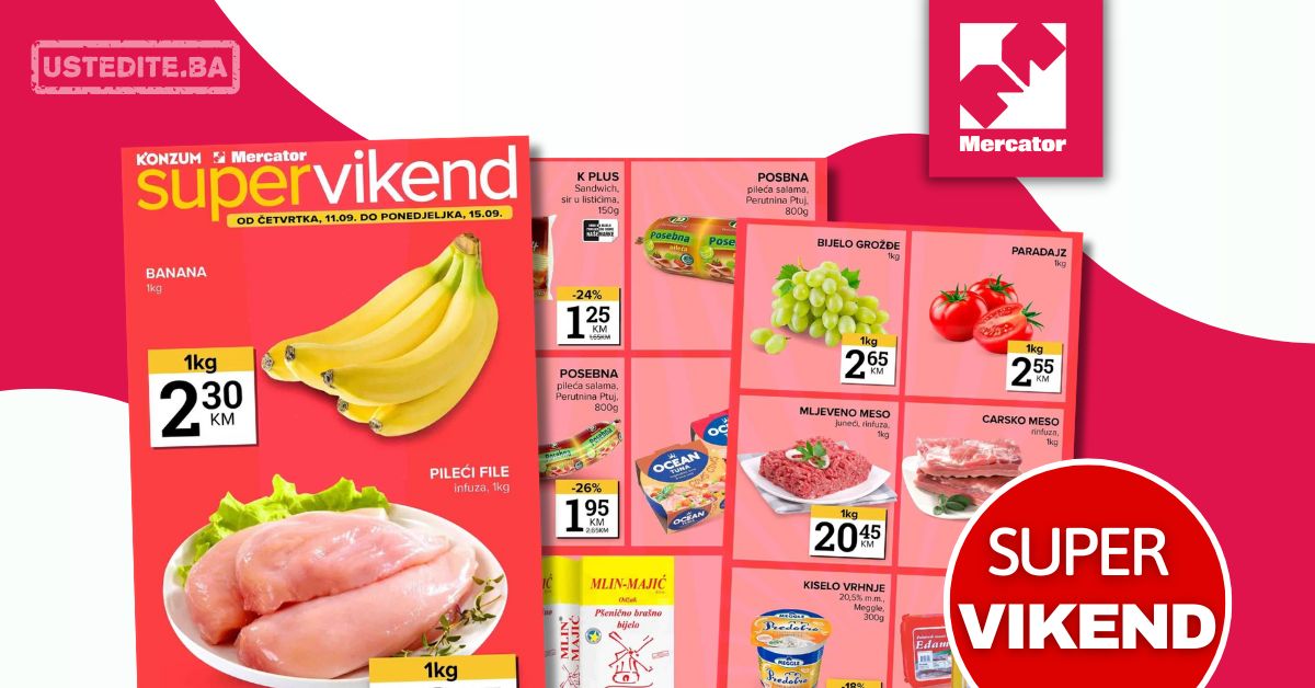 Mercator vikend akcija 11-15.9.2025.