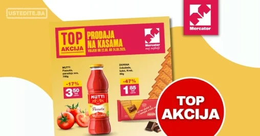 Mercator AKCIJA NA KASAMA 22-24.9.2025.