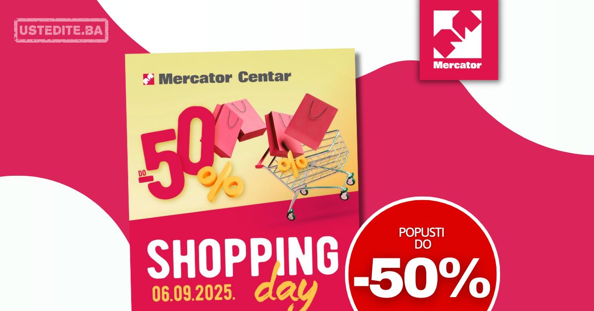 Mercator Shopping day 6.9.2025.
