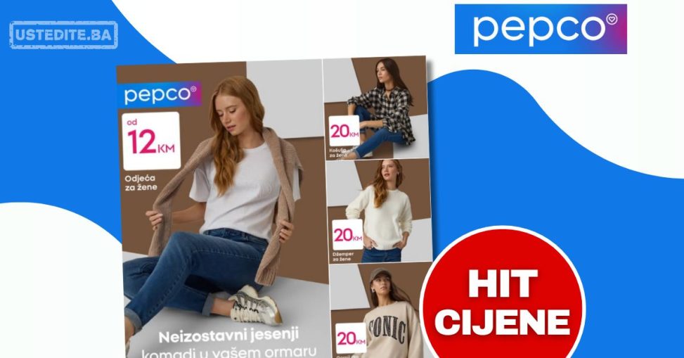 Pepco ODJEĆA ZA ŽENE septembar 2025.