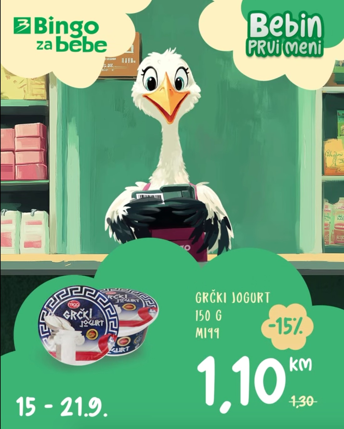 Bingo AKCIJA ZA BEBE 15-21.9.2025.