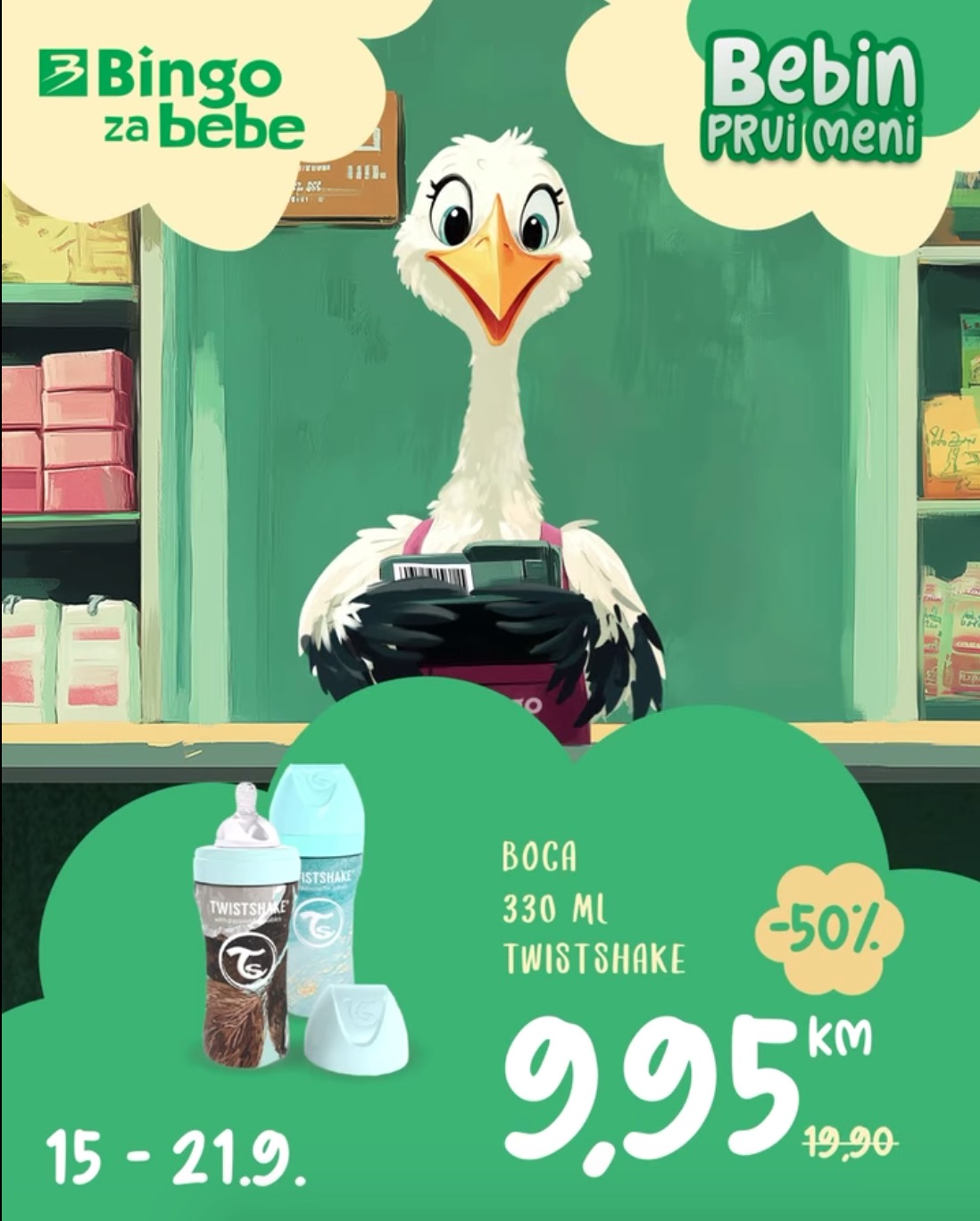 Bingo AKCIJA ZA BEBE 15-21.9.2025.