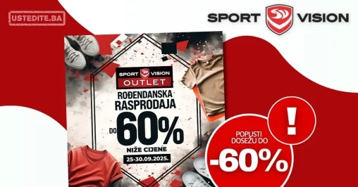 Sport Vision OUTLET sniženje do 60%
