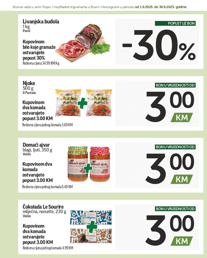 Tropic katalog SUPER BONBONJERA 1-30.9.2025.