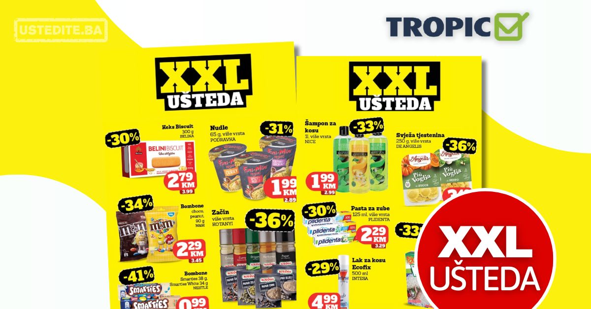 Tropic katalog donosi XXL uštede!
