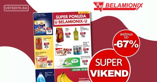 Belamionix vikend akcija 11-14.9.2025.