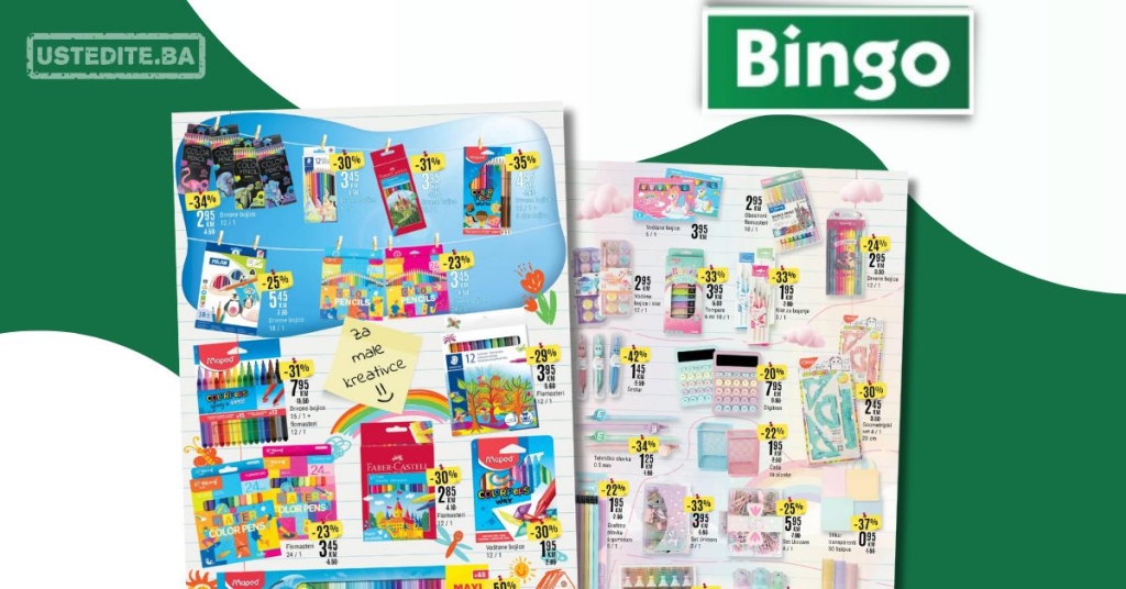 Bingo MALI KREATIVCI – akcija do 30.9.2025.